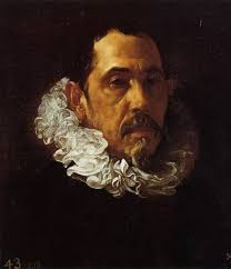 Portrait of a Man with a Goatee by Diego Velazquez Oil Painting  Reproduction For Sale