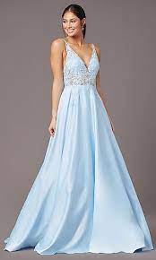 Backless Long Satin Formal Prom Dress By Promgirl Formal Prom Dresses Long Prom Dresses Prom Dresses With Pockets