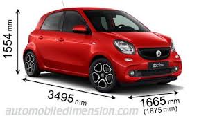 Dimensions Of Smart Cars Showing Length Width And Height