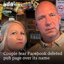 It is an absolute travesty for the business... It is like someone has  died." The "devastated" owners of a pub say they have lost 80% of bookings  after their Facebook page vanished