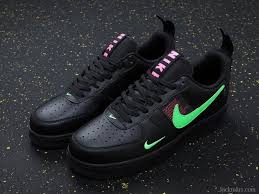 Nike Air Force 1 Low Utility Black Hyper Pink Scream Green Cq4611 001 In 2020 Cute Nike Shoes Nike Shoes Outfits Black Nike Sneakers