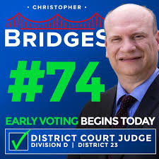 Christopher Bridges for Judge