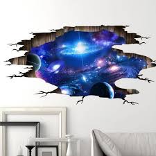 This is us mirror wall stickers inspirational family quote wall stickers diy art lettering saying wall decals crazy loud love 3d acrylic wall decor for home decoration bedroom living room office. 3d Starry Planet Universe Galaxy Broken Wall Sticker Home Removable Decorative Painting Space Wall Sticker Kids Baby Bedroom Wall Stickers Aliexpress