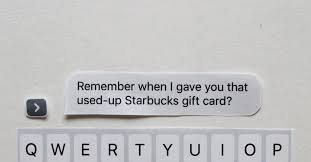 Dec 18, 2014, 11:28 am by eric m. Starbucks Uk On Twitter You Can Now Text A Starbucks Gift Card To A Friend Via Imessage Let The Begin Https T Co 6rz8scu707
