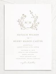 Wedding invitation trends wedding invitations with pictures photo wedding invitations graduation party invitations elegant invitations wedding unique photo wedding invitations that will showcase the love you have for each other. Natural Monogram Wedding Invitations The Knot