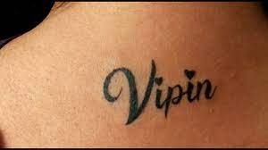 How to create stylish name in free fire augest 2021.in garena free fire, style is everything. Vipin Name Tattoo Name Tattoo Name Tattoo On Nape Of The Neck Youtube