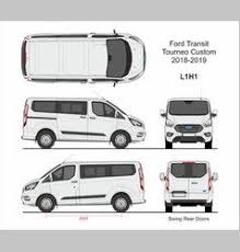 Ford Transit Tourneo Custom Van L1h1 2018 2019 Vector Sprinter Passenger Van Mercedes Sprinter Passenger Van Van Lines