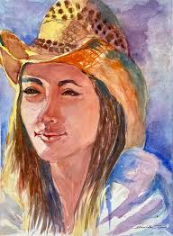 This is the first big painting in class and I really enjoyed Michael's  workshop and learned a lot , thank you 🙏