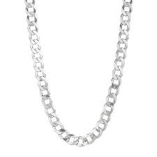 Browse through the collections of beautifully designed sterling silver chain on alibaba.com. Sterling Silver Curb Chain Necklace 22 In Men