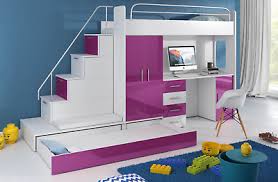 Spacesaver premium vacuum storage bags. Cabin Bunk Bed Space Saver Children Kids Bed Stairs Storage Desk Wardrobe Kmr5 Ebay