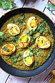 Kolhapuri Green Masala Egg Curry Recipe Egg Curry Curry Recipes Egg Recipes Indian