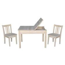 International Concepts Unfinished Storage Kid S Table Jt 2532l The Home Depot In 2020 Table And Chair Sets Kids Table And Chairs Dining Table Chairs