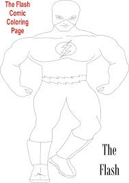 Maybe you would like to learn more about one of these? Flash Comic Character Coloring Page