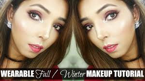 fall winter makeup tutorial