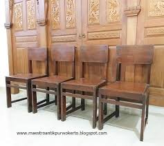 Kursi lipat kayu jati cafe furniture jepara. Kursi Jati Antik Krs261 Empat Buah Kursi Asli Antik Dari Kayu Jati Empat Buah Kursi Jati Ini Cocok Digunakan Sebagai Kur Home Decor Dining Chairs Furniture