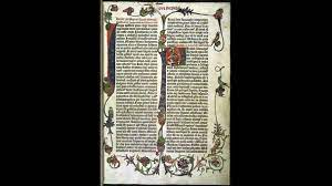 Christies auction house catalogue, 1978. Gutenberg Bible The British Library