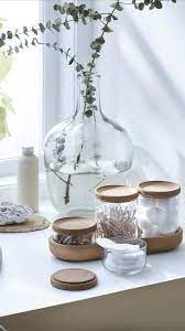 Kes tempered glass bathroom corner shelf with towel rail #1058. Bring Vacation Vibes To Your Bathroom With Some Eucalyptus Branches Ikeabathroom Ikeach Eucalyptus Deco Bathroom Counter Decor Ikea Bathroom Bathroom Decor