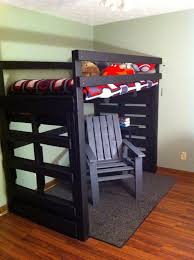 One more epic looking loft bed is here to make at home, here the amazing design dimensions and wooden sturdiness will grab more of your tutorial and free plans here thehandmadehome. Pallet Loft Bed Loft Bed And Chair Made From Pallets Loft Bed Diy Plans Diy Loft Bed Pallet Loft Bed
