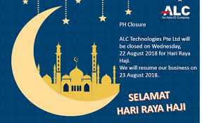 Hari raya haji or the 'festival of sacrifice' lasts 4 days, and serves to mark the end of 'hajj'. Selamat Hari Raya Haji
