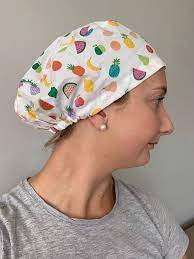Fruit Salad Scrub Cap Chef Hat Scrub Caps Chefs Hat Scrub Caps Pattern