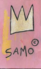 Jean michel basquiat crown artwork. Samo Basquiat Quotes Peace Jean Michel Basquiat Linocut Print Hnprints Etsy Dogtrainingobedienceschool Com