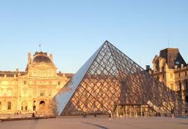 Louvre At Sunset Louvre France Travel Sunset