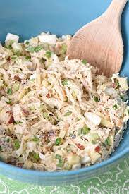 How To Mix Up The Most Delicious Chicken Salad For An Easy Family Meal Simple And Healthy Delicious Chicken Salad Chicken Salad Recipe Easy Easy Salad Recipes