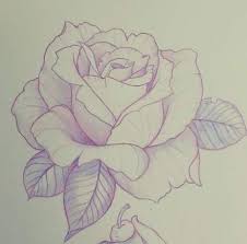 36 Trendy Drawing Flowers Rose Tattoo Flower Drawing Roses Drawing Flower Art