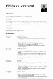 Real Estate Agent Sample Resume Mryn Ism