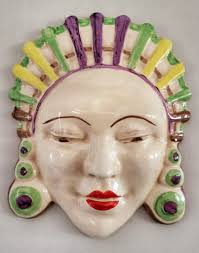 Original clarice cliff wall mask one of my prized pieces