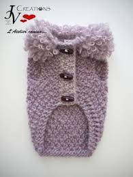 Coat Lady Crochet Dog Clothes Dog Sweater Crochet Pattern Diy Dog Sweater