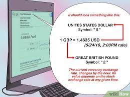 Historical conversion of currency by eric nye, department of english, university of wyoming click here to read an explanation of the calculations. How To Convert The British Pound To Dollars 11 Steps