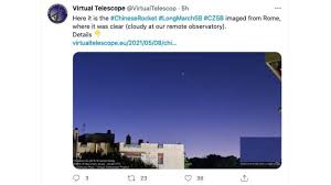 A diffondere l'immagine del razzo cinese. Cpmgqlb Vj9p M