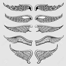 Ceux qui portent un tatouage d'ailes, le font souvent sur le dos en particulier sur les épaules en référence aux anges. Oiseau Heraldique Ailes D Ange Regle Ailes Ange Tatouage Illustration Ailes Gothiques Aigle Clip Art Libres De Droits Vecteurs Et Illustration Image 60616161