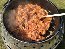 Rezept Jambalaya Im Dutch Oven Matsch Piste Rezepte Jambalaya Jambalaya Rezept