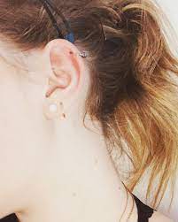 first piercing love mine piercing helix new happyme tattoo inked smalltattoo tattoolover ocean girl style fashion stree