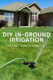 The source code used for activating the. Diy In Ground Irrigation In Less Than 30 Minutes Backyard Sprinkler Irrigation System Diy Lawn Sprinkler System