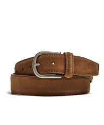 Anderson S Suede Belt In Light Brown Todd Snyder