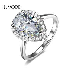 Read full profile engagement rings are an important piece of jewelry. Umode Brand Wedding Rings For Women Water Drop White Gold 4 Carat Pear Cut Cubic Zirconia Micro Cz Halo Engagement Rings Ur0145b Halo Engagement Rings Engagement Ringwedding Rings For Women Aliexpress