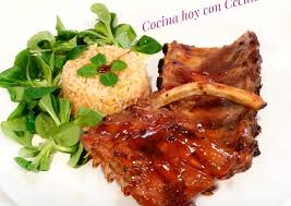 ¡chúpate los dedos con esta receta de costillas al horno con patatas y cebolla! Costillas De Cerdo Al Horno Con Salsa Barbacoa Receta De Cecilia Lascaux Cocina Hoy Con Cecilia Cookpad