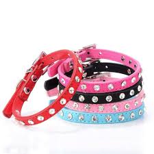 traumdeutung cats collars kitten necklaces accessories for small pet dog collar puppy products colli cat collar necklace faux leather dog collar rhinestone dog