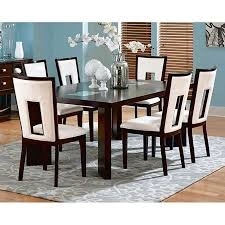 Delano 7 Piece Contemporary Dining Set In Espresso Dcg Stores Side Chairs Dining Modern Dining Room Dining Room Sets