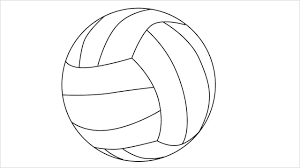 Freebee svg volleyball file upgrading bud volleyball. How To Draw A Volleyball Step By Step 7 Easy Phase