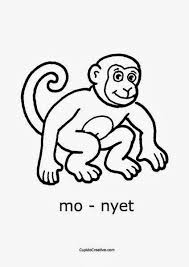 Bisa untuk bisnis kualitas tinggi tanpa atribut banyak pilihan Pola Gambar Hewan Monyet