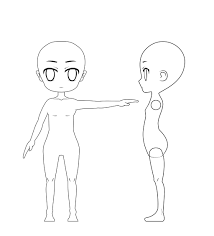 Chibi Anime Character Model Sheet Character Model Sheet Character Modeling Anime Chibi