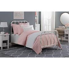 Amazon Com Dhp Jenny Lind Metal Twin Bed In White Kitchen Amp Dining White Metal Bed Frame White Metal Bed Metal Twin Bed