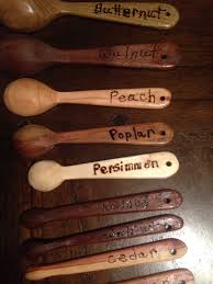 Hand Carved Measuring Spoons Hand Carved Carving Wood Carving