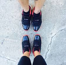 J S On Our Feet Jordan 11 Low Breds Couple Shoes Couple Shoes Chucks Converse Jordan Shoes