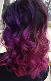 Vibrant Haircolor Kenras 3vr As A Base Purple Magenta Teal And Blue Auburn Hair Dye Ombre Hair Color White Ombre Hair