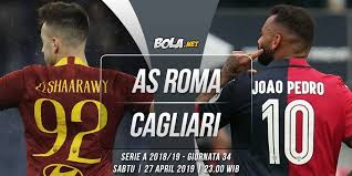 Preview and stats followed by live commentary, video highlights and match report. Data Dan Fakta Serie A As Roma Vs Cagliari Bola Net
